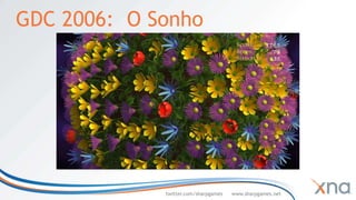 GDC 2006: O Sonho




             twitter.com/sharpgames   www.sharpgames.net
 