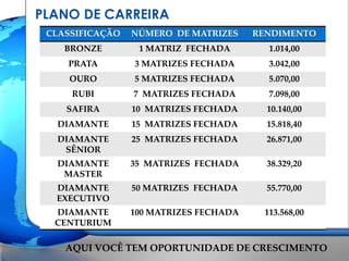 BÔNUS DE CONQUISTAPLANO ADQUIRIDO ATRAVÉS DO CRESCIMENTOVocê participará do bônus de conquista quando a Vision Card lançar metas e você atingir.