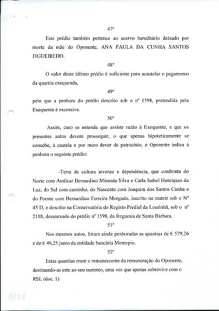 Oposicao a execucao e penhora