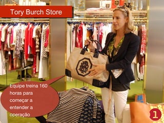 Tory Burch Store
Tory Burch Store

Equipe treina 160
Equipe treina 160
horas para
horas para
começar a
começar a
entender a
entender a
operação
operação

 