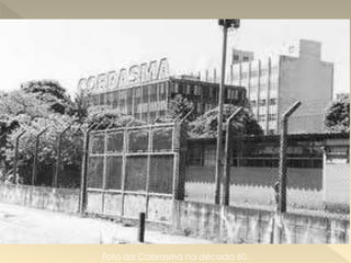 Foto da Cobrasma na década 60.
 