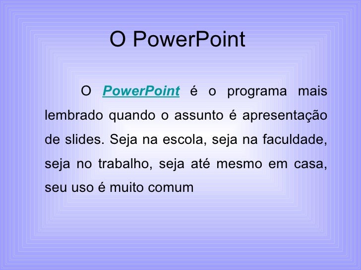 O power point tutorial O power point tutorial