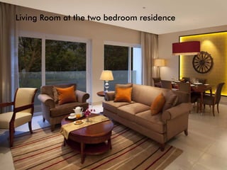 Living Room at the two bedroom residence
 