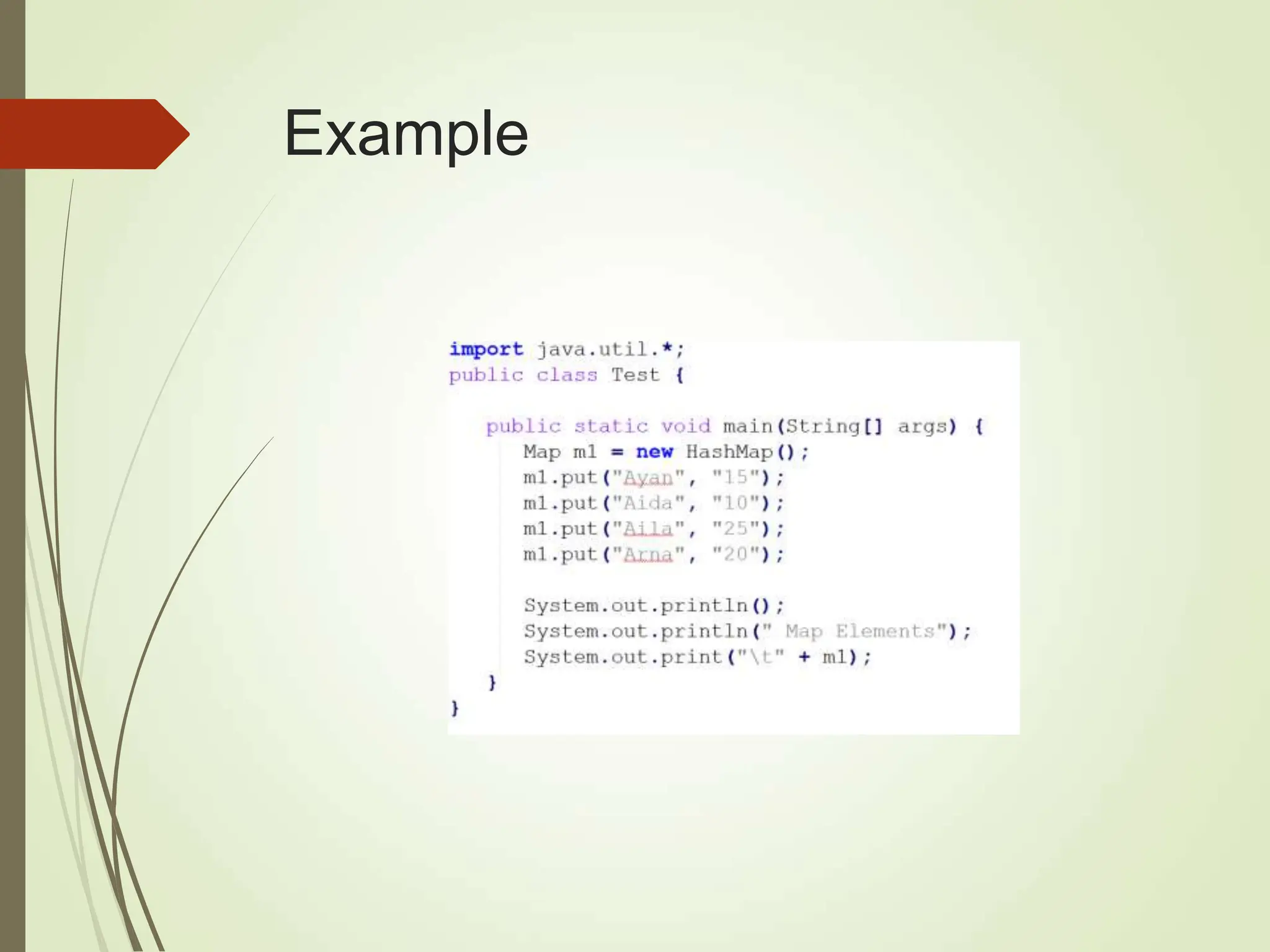 Example
 