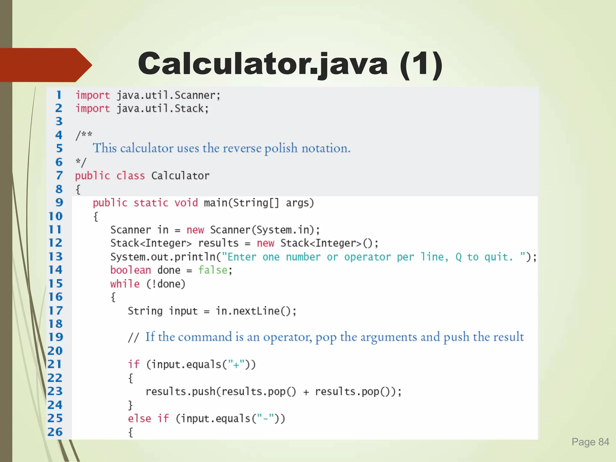 Calculator.java (1)
Page 84
 
