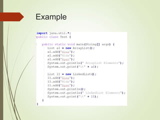 Example
 