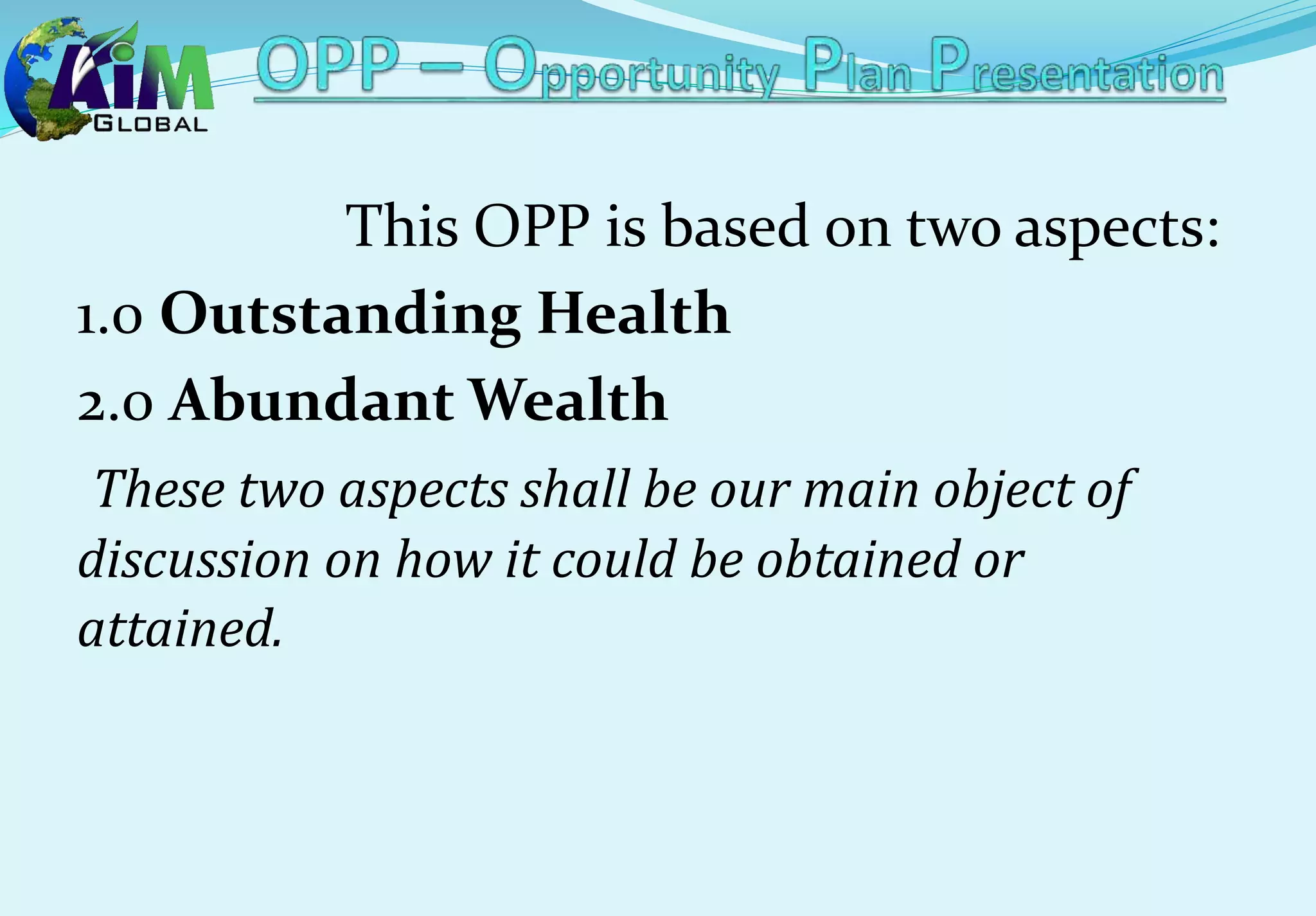 Opp Aim Global Presentation Pptx