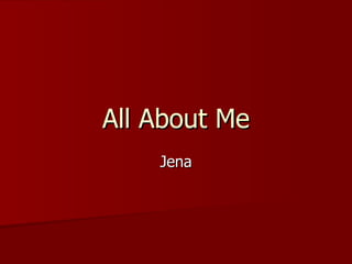 All About Me Jena 