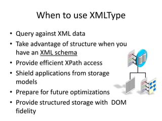 SQL> SELECT table_name2  ,   to_number(3      extractvalue(xmltype(dbms_xmlgen.getxml4                             ('select count(*) C 5                               from '||table_name))6                           ,'/ROWSET/ROW/C')) count7  FROM user_tables;TABLE_NAME                      COUNT------------------------------ ------DEPT                                4EMP                                14BONUS                               0SALGRADE                            5Using XML operators with SQLSource Laurent Schneider:How do i store the counts of all tables …