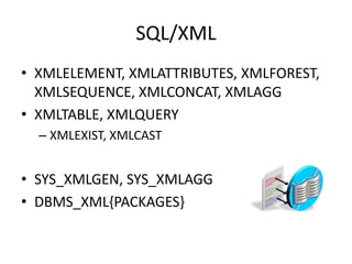 XML Programming in PL/SQL