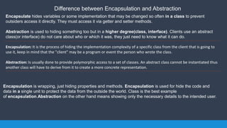 Opp concept in c++ | PPTX