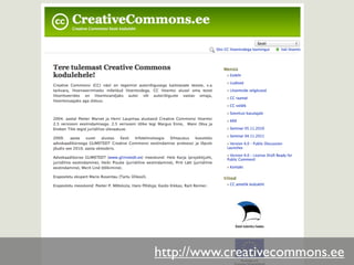 http://www.creativecommons.ee
 