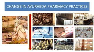 CHANGE IN AYURVEDA PHARMACY PRACTICES
 