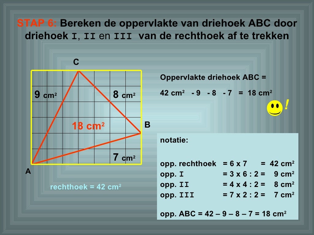 Oppervlakte Driehoek