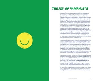 THE ONE PARTY PLANET 
3 
THE JOY OF PAMPHLETS 
Pamphlets have a long and distinguished history of spreading ideas that mig...