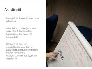 Oppiminen ja opetus 2000-luvulla
