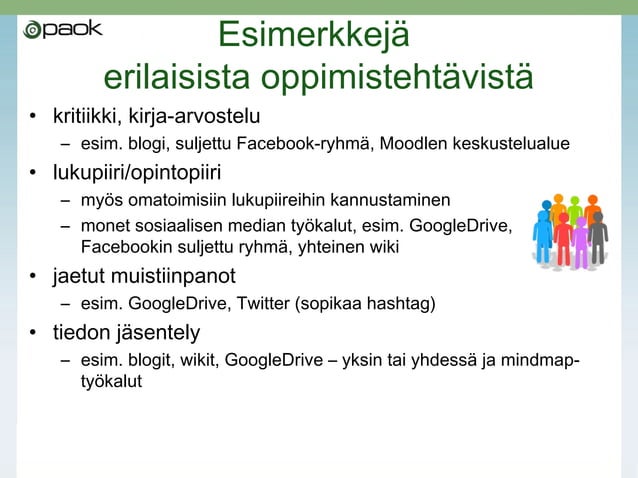 Oppimistehtävät verkossa