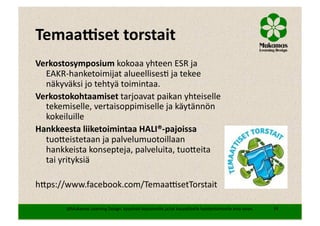Miten johdan henkilökohtaista oppimisverkostoani? Hankepäälliköt 25.4.2013