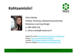 Miten johdan henkilökohtaista oppimisverkostoani? Hankepäälliköt 25.4.2013