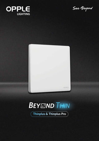 Opple Socket Opple Lighting ThinPlus Switches & Sockets | PDF
