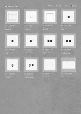 Opple Socket Opple Lighting ThinPlus Switches & Sockets | PDF