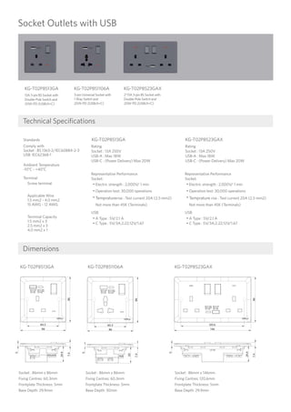 Opple Socket Opple Lighting ThinPlus Switches & Sockets | PDF