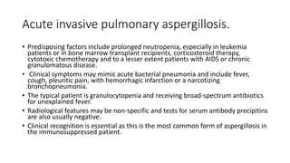 Narcotizing Dysfunction Opportunistic fungal infection.pptx