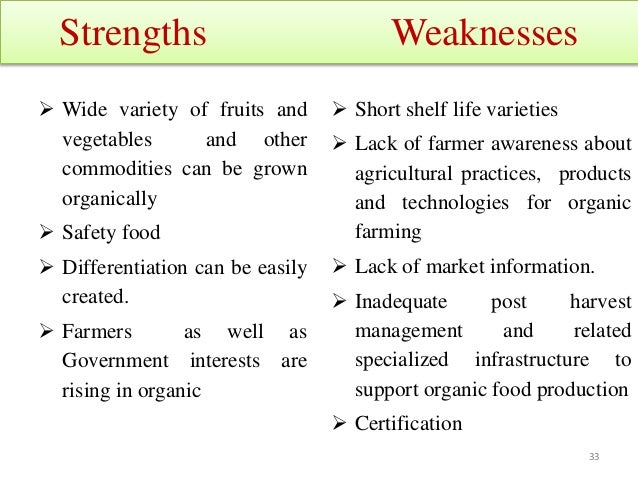 Opportunities And Challenges For Marketing Of Organic Products In In