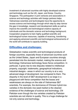 Science Technology Country Opportunities and challenges of Pakistan science and technology in the ...