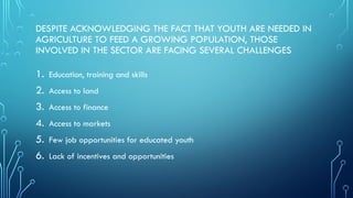 Opportunities & challenges for youth in agriculture.pptx
