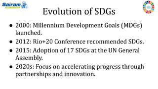 Opportunities & Challenges in Implementing Sustainable Development ...