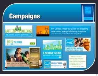 Campaigns
ENERGY STAR
LED Challenge
28
 