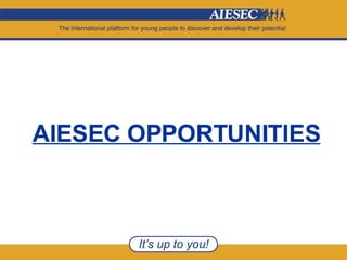 AIESEC OPPORTUNITIES 