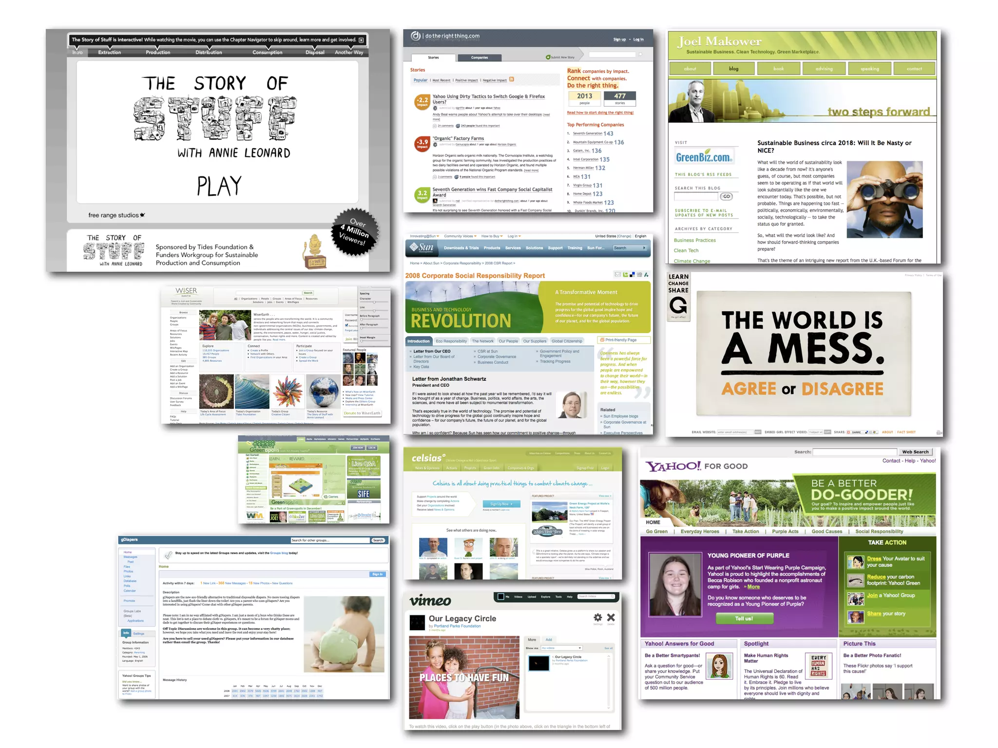 Opportunity for sustainability