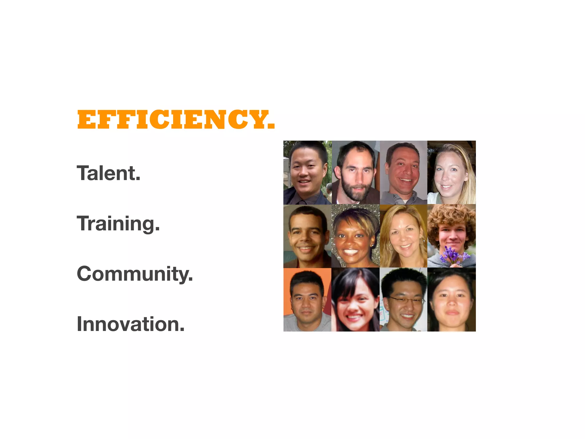 Opportunity for sustainability