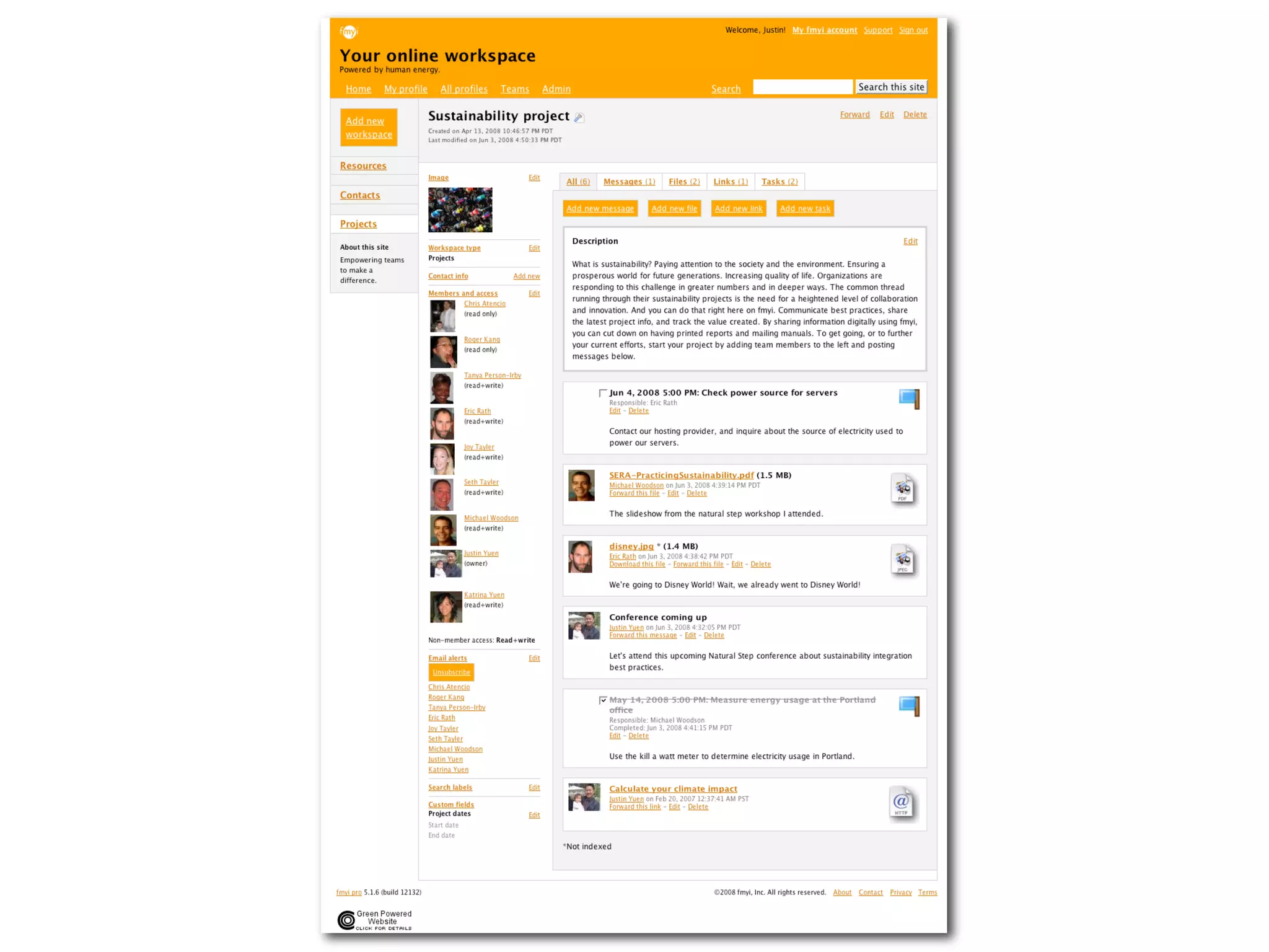 Opportunity for sustainability