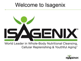 Welcome to Isagenix
 