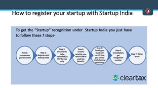 How to register your startup with Startup India
 