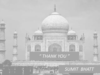 SUMIT BHATT
“ THANK YOU ”
 