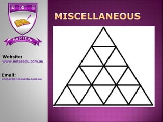 Website:
www.notesedu.com.au
Email:
contact@notesedu.com.au
 