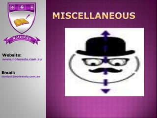 Website:
www.notesedu.com.au
Email:
contact@notesedu.com.au
 