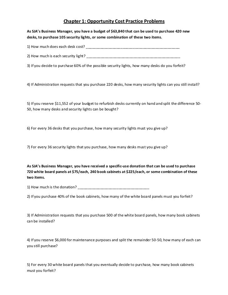opportunity-cost-worksheet