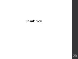 Thank You
29
 