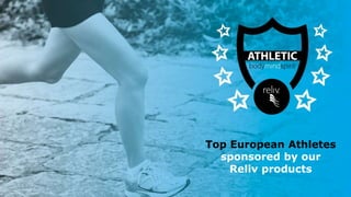 Top European Athletes
sponsored by our
Reliv products
 