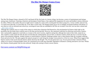 Oppression In The Hunger Games | PPT