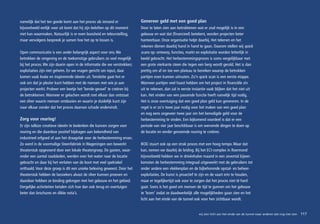 namelijk dat het ten goede komt aan het proces als iemand er               Genereer geld met een goed plan
bijvoorbeeld eerlijk voor uit komt dat hij zijn beloften op dit moment     Door te laten zien aan betrokkenen wat er zoal mogelijk is in een
niet kan waarmaken. Natuurlijk is er even boosheid en teleurstelling,      gebouw en wat dat (financieel) betekent, worden projecten beter
maar vervolgens bespreek je samen hoe het op te lossen is.                 hanteerbaar. Onze organisatie helpt daarbij. Het tekenen en het
                                                                           rekenen dienen daarbij hand in hand te gaan. Daarom stellen wij quick
Open communicatie is een ander belangrijk aspect voor ons. We              scans op: ontwerp, functies, markt en exploitatie worden letterlijk in
betrekken de omgeving en de toekomstige gebruikers zo veel mogelijk        beeld gebracht. Het herbestemmingsproces is soms vergelijkbaar met
bij het proces. We zijn daarin open in de informatie die we verstrekken;   een grote vierkante steen die tegen een berg wordt gerold. Het is dan
exploitaties zijn niet geheim. En we vragen gericht om input, daar         prettig om af en toe een plateau te bereiken waarop de betrokken
komen vaak leuke en inspirerende ideeën uit. Tenslotte gaat het er         partijen even kunnen uitrusten. Zo’n quick scan is een eerste etappe.
ook om dat je plezier kunt hebben met de mensen met wie je aan             Wanneer partijen veel haast hebben om het project in financiële zin
projecten werkt. Probeer een beetje het ‘bende-gevoel’ te creëren bij      uit te rekenen, dan zal in eerste instantie vaak blijken dat het niet uit
de betrokkenen. Wanneer er gelachen wordt met elkaar dan ontstaat          kan. Het vinden van een passende functie heeft namelijk tijd nodig.
een sfeer waarin mensen ontdooien en waarin je duidelijk kunt zijn         Het is onze overtuiging dat een goed plan geld kan genereren. In de
naar elkaar zonder dat het proces daarvan schade ondervindt.               regel is er zo’n twee jaar nodig voor het maken van een goed plan
                                                                           en nog eens ongeveer twee jaar om het benodigde geld voor de
Zorg voor reuring!                                                         herbestemming te vinden. Een bijkomend voordeel is dat er een
Er zijn talloze creatieve ideeën te bedenken die kunnen zorgen voor        periode van vier jaar beschikbaar is om wervende dingen te doen op
reuring en die daardoor positief bijdragen aan bekendheid van              de locatie en eerder genoemde reuring te creëren.
industrieel erfgoed of aan het draagvlak voor de herbestemming ervan.
Zo werd in de voormalige Steenfabriek in Wageningen een bewerkt            BOEi stuurt ook op een strak proces met een hoog tempo. Waar dat
theaterstuk opgevoerd door een lokale theatergroep. De gasten, waar-       kan, nemen we daarbij de leiding. Bij het ECI-complex in Roermond
onder een aantal raadsleden, werden over het water naar de locatie         bijvoorbeeld hebben we in drieënhalve maand in een zevental bijeen-
gebracht en daar bij het verlaten van de boot met veel spektakel           komsten de herbestemming integraal uitgewerkt met de gebruikers tot
onthaald. Voor deze groep is dit een unieke beleving geweest. Door het     onder andere een vlekkenplan en de bijbehorende opstal- en beheer-
theaterstuk hebben de bezoekers alvast de sfeer kunnen proeven en          exploitaties. De kunst is proactief te zijn en de vaart erin te houden,
daardoor hebben ze binding gekregen met het gebouw en het gebied.          maar er tegelijkertijd ook voor te zorgen dat het proces niet té hard
Dergelijke activiteiten betalen zich hoe dan ook terug en overtuigen       gaat. Soms is het goed om mensen de tijd te gunnen om het gebouw
beter dan brochures en dikke nota’s.                                       te ‘lezen’ zodat ze daadwerkelijk alle mogelijkheden gaan zien en het
                                                                           licht aan het einde van de tunnel ook voor hen zichtbaar wordt.


                                                                                                                wij zien licht aan het einde van de tunnel waar anderen dat nog ruimtelijk
                                                                                                                                                                        fysiek – niet zien   117
 