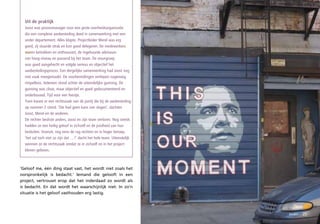 Uit de praktijk
  Joost was procesmanager voor een grote overheidsorganisatie
  die een complexe aanbesteding deed in samenwerking met een
  ander departement. Alles klopte. Projectleider Merel was erg
  goed, zij stuurde strak en kon goed delegeren. De medewerkers
  waren betrokken en enthousiast, de ingehuurde adviseurs
  van hoog niveau en passend bij het team. De stuurgroep
  was goed aangehecht en volgde serieus en objectief het
  aanbestedingsproces. Een dergelijke samenwerking had Joost nog
  niet vaak meegemaakt. De voorbereidingen verliepen nagenoeg
  rimpelloos. Iedereen stond achter de uiteindelijke gunning. De
  gunning was close, maar objectief en goed gedocumenteerd en
  onderbouwd. Tijd voor een feestje.
  Toen kwam er een rechtszaak van de partij die bij de aanbesteding
  op nummer 2 stond. ‘Die had geen kans van slagen’, dachten
  Joost, Merel en de anderen.
  De rechter besliste anders, Joost en zijn team verloren. Nog steeds
  hadden ze een heilig geloof in zichzelf en de juistheid van hun
  besluiten. Vooruit, nog eens de rug rechten en in hoger beroep,
  ‘het zal toch niet zo zijn dat …!’ dacht het hele team. Uiteindelijk
  wonnen ze de rechtszaak omdat ze in zichzelf en in het project
  bleven geloven.



‘Geloof me, één ding staat vast, het wordt niet zoals het
oorspronkelijk is bedacht.’ Iemand die gelooft in een
project, vertrouwt erop dat het inderdaad zo wordt als
is bedacht. En dat wordt het waarschijnlijk niet. In zo’n
situatie is het geloof vasthouden erg lastig.




                                                                         binden   25
 