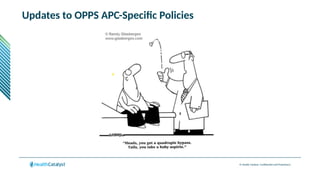 © Health Catalyst. Confidential and Proprietary.
Updates to OPPS APC-Specific Policies
 