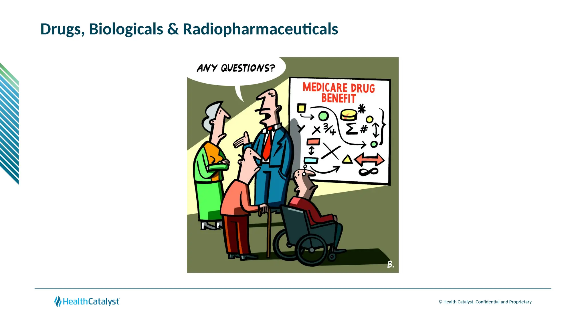 © Health Catalyst. Confidential and Proprietary.
Drugs, Biologicals & Radiopharmaceuticals
 