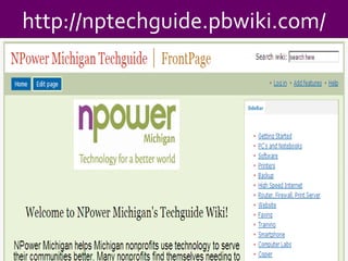 http://nptechguide.pbwiki.com/ 